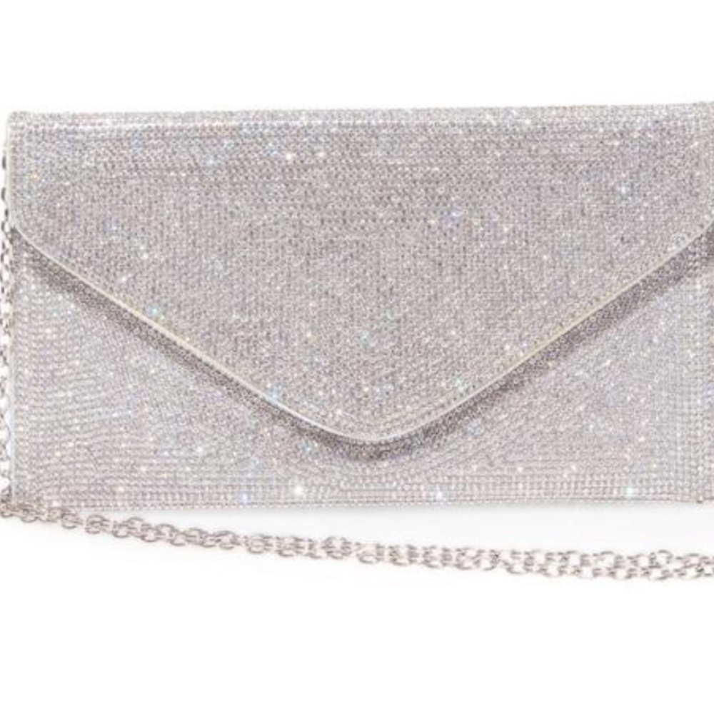 Crystal Rhinestone Clutch Steve Madden